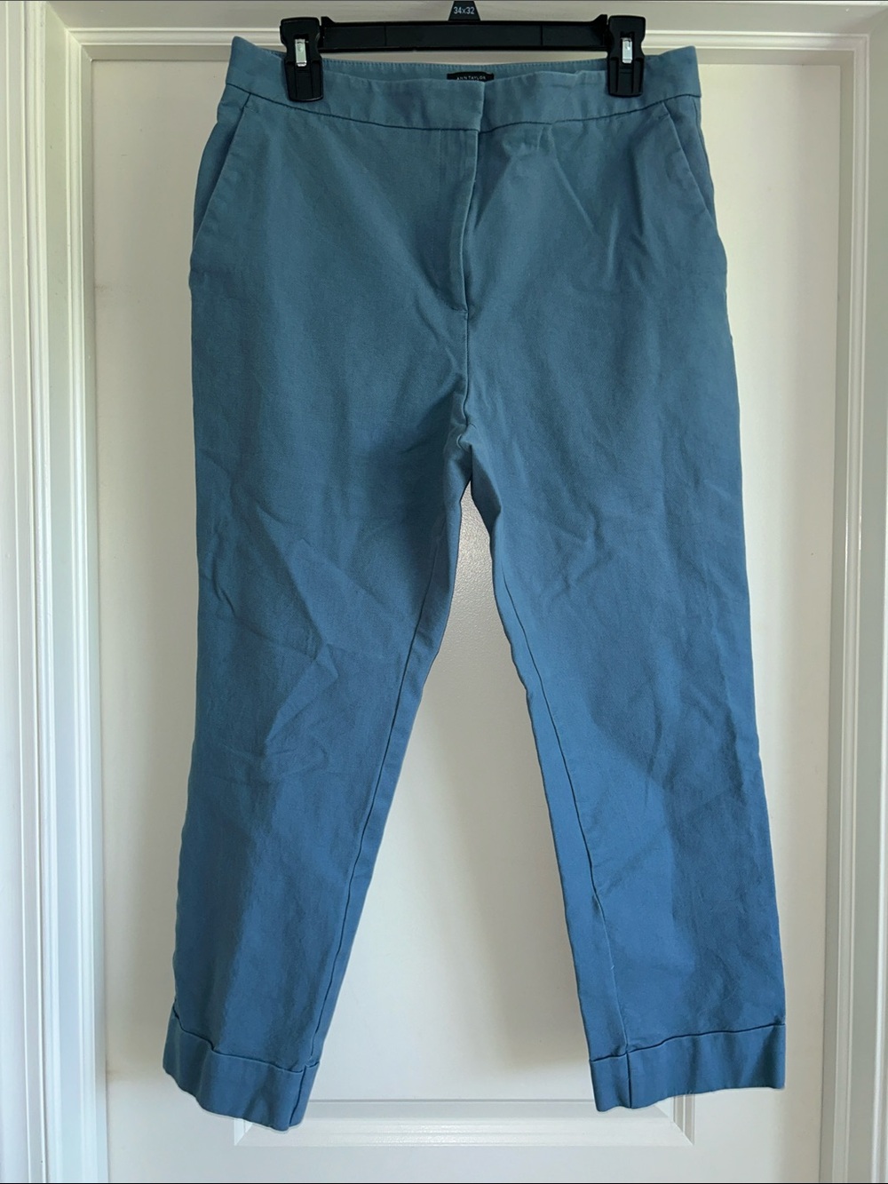 Ann Taylor Factory Slate Blue Chino Pants